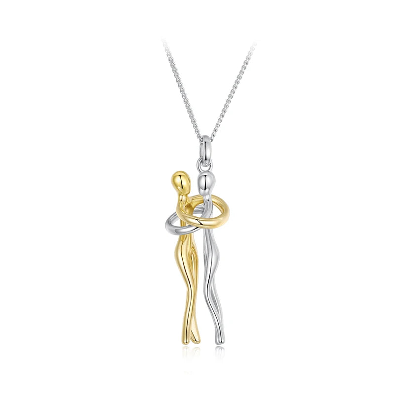 Collana in argento 925 , un pensiero che ti stringe il cuore , da condividere sia con tua figlia , ma anche con la tua migliore amica . Regala emozioni che restano nel tempo scegli CONDORA